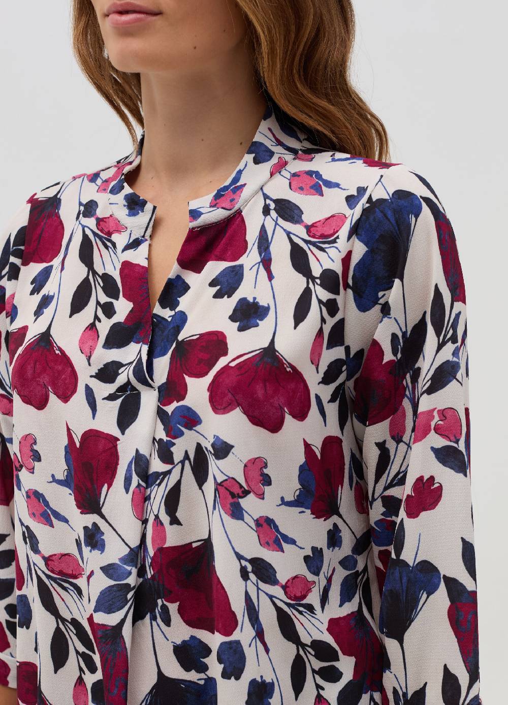 HYBRID Blusa con stampa floreale e maniche a tre quarti Novità