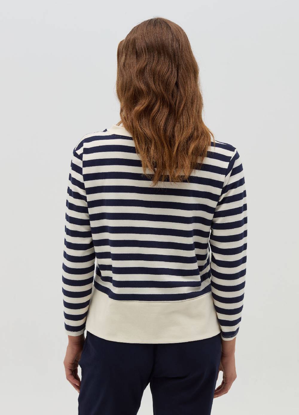 HYBRID Maglia a righe con spacchetti Presa