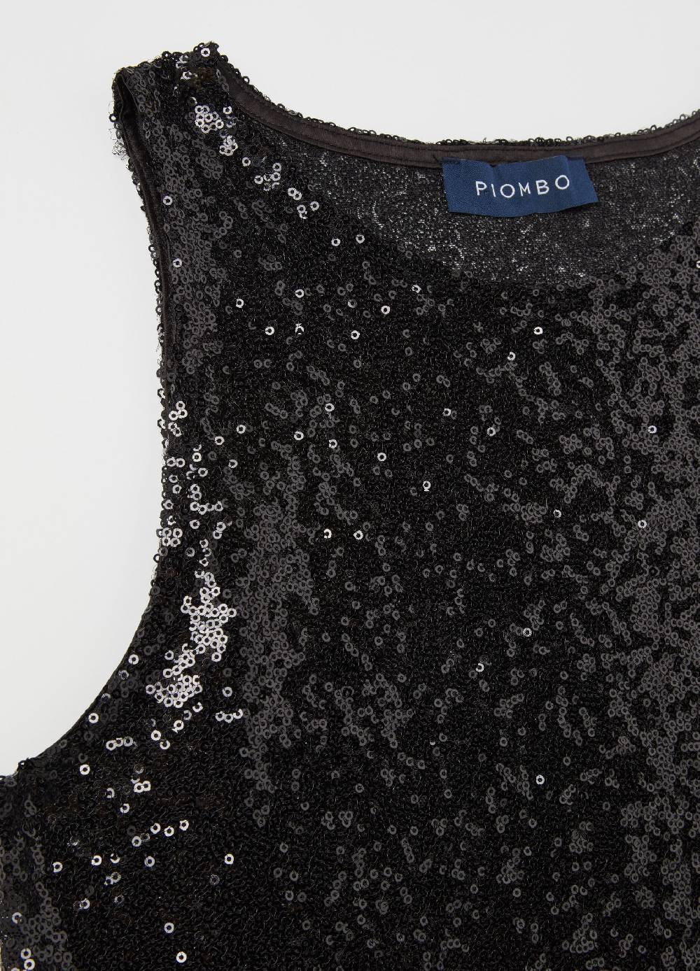 PIOMBO Tank top con paillettes Economico