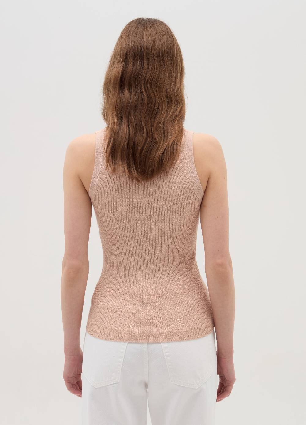 OVS Tank top a costine con lurex Outlet
