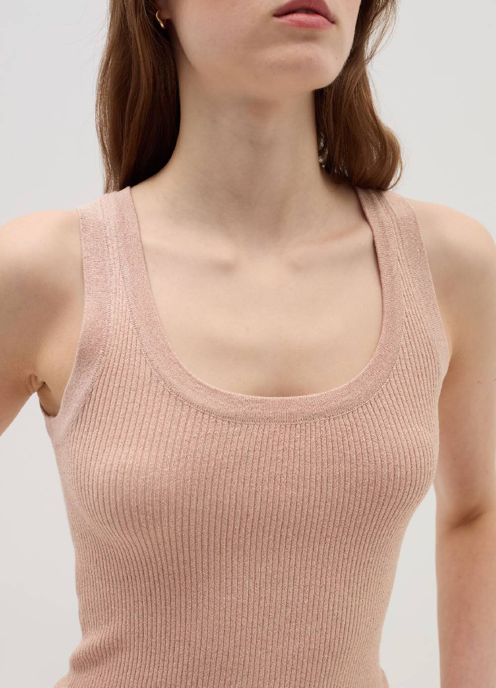 OVS Tank top a costine con lurex Outlet