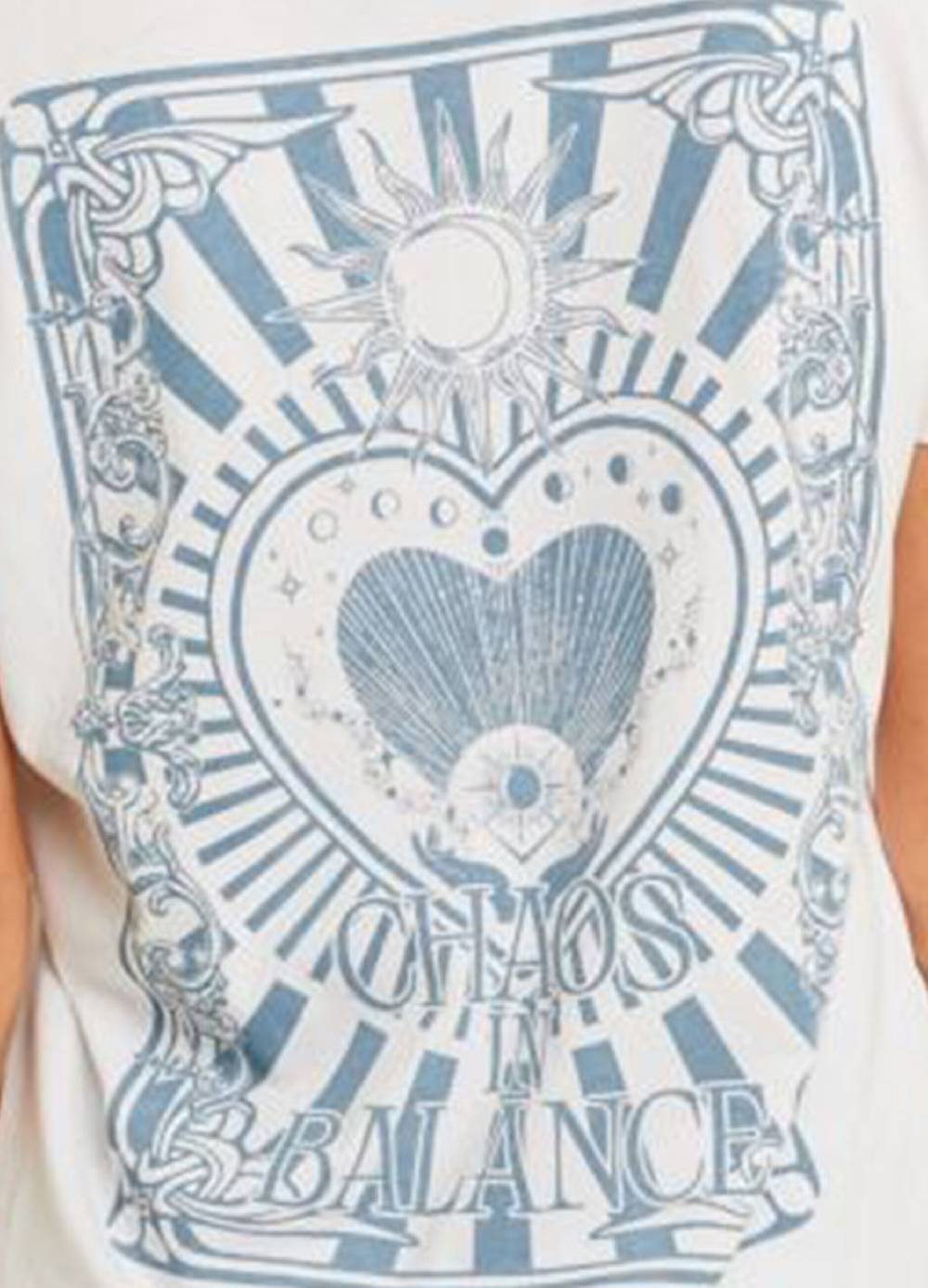 TALLY WEIJL T-shirt in cotone con stampa Vendita Calda