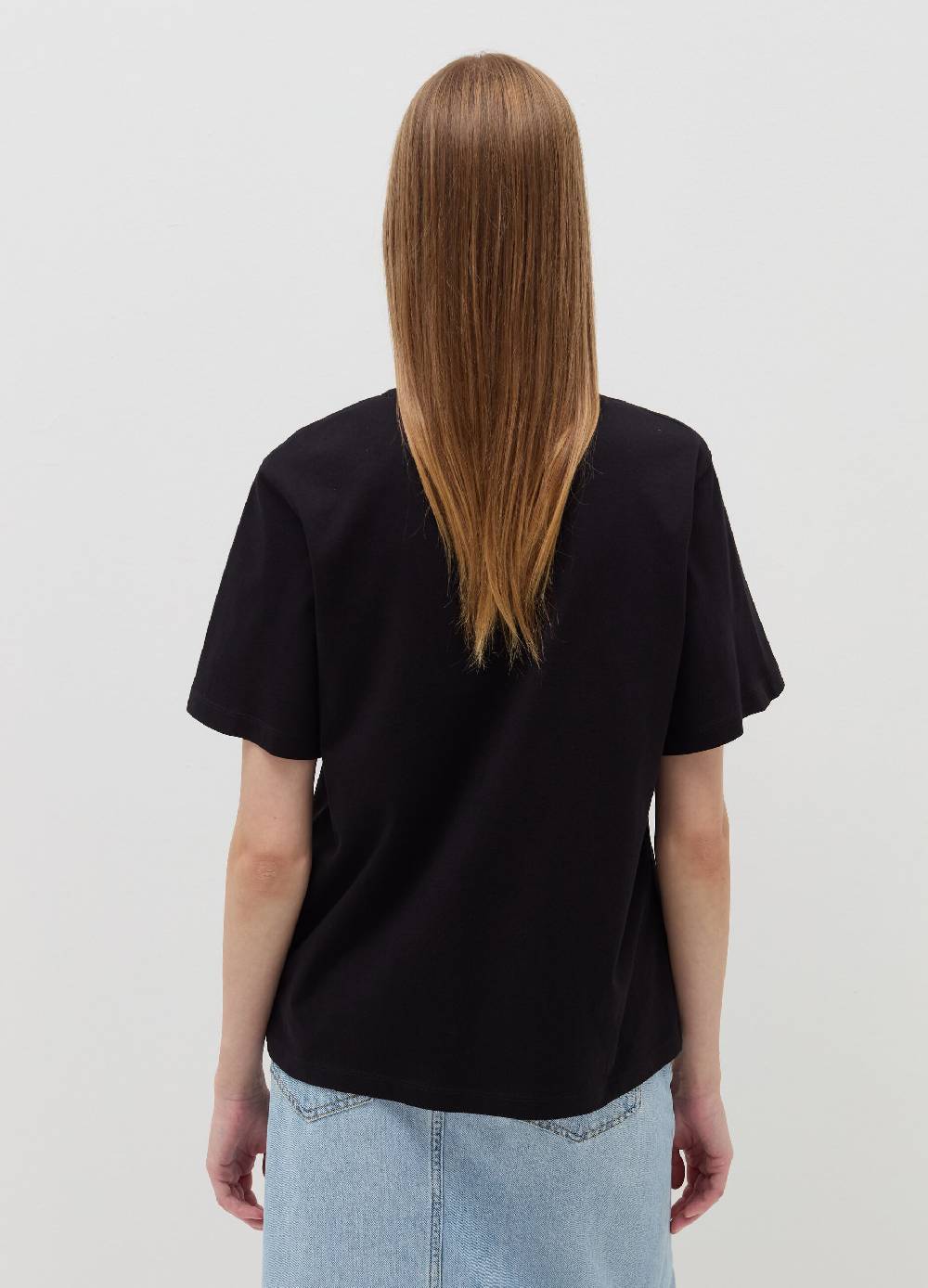 B. ANGEL T-shirt relaxed fit in cotone Saldi Di Fabbrica