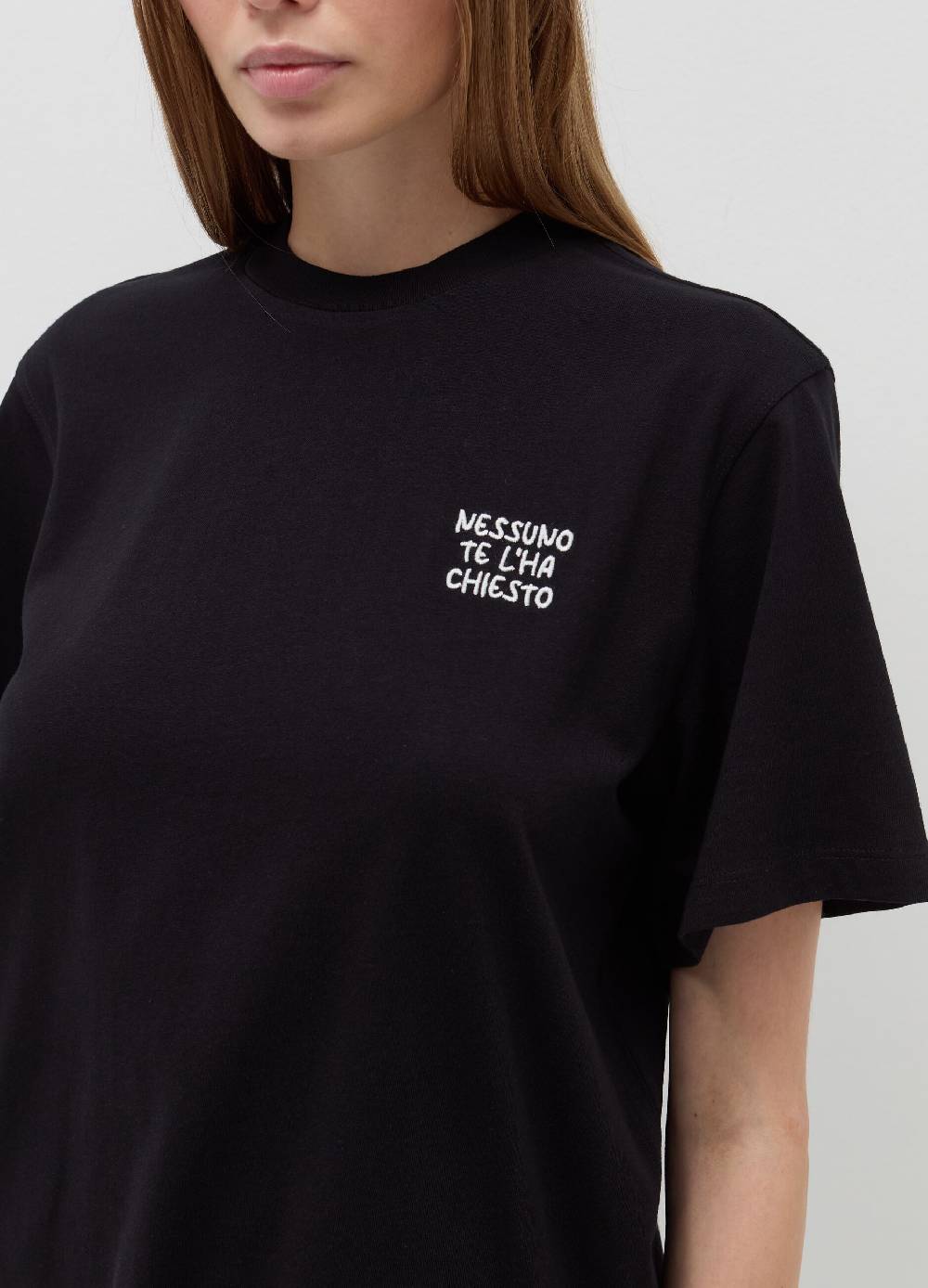 B. ANGEL T-shirt relaxed fit in cotone Saldi Di Fabbrica