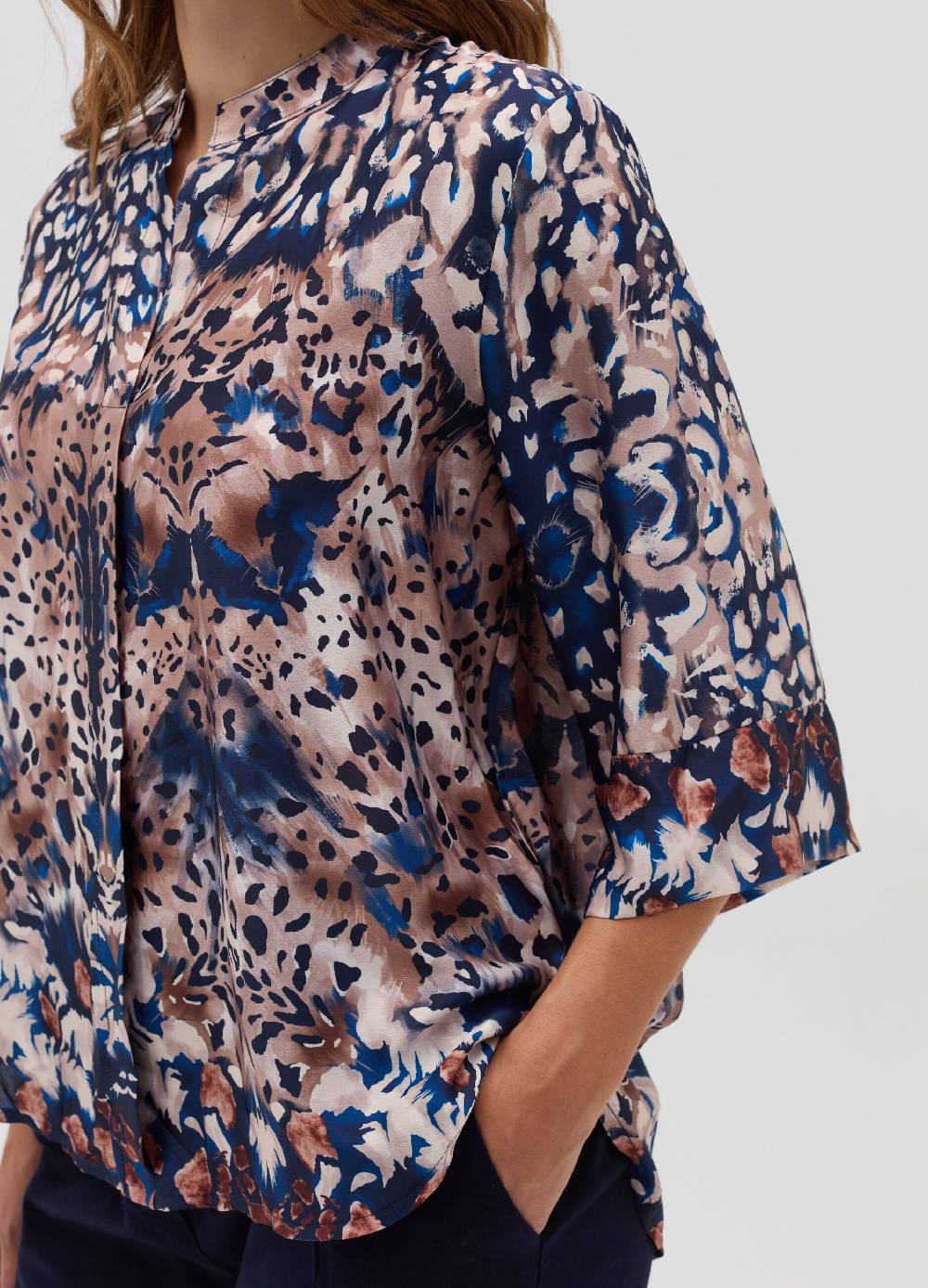HYBRID Blusa stampata con maniche a tre quarti Promozione