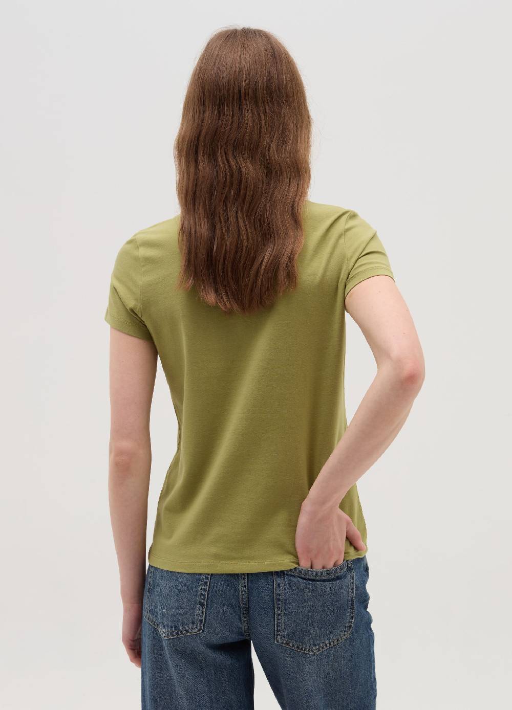 OVS T-shirt tinta unita con scollo a V Shopping Online