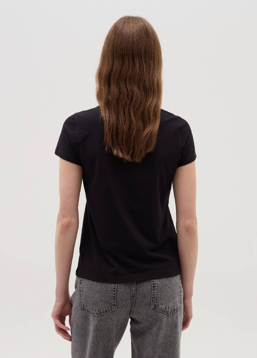 OVS T-shirt tinta unita con scollo a V Prezzo Ridotto