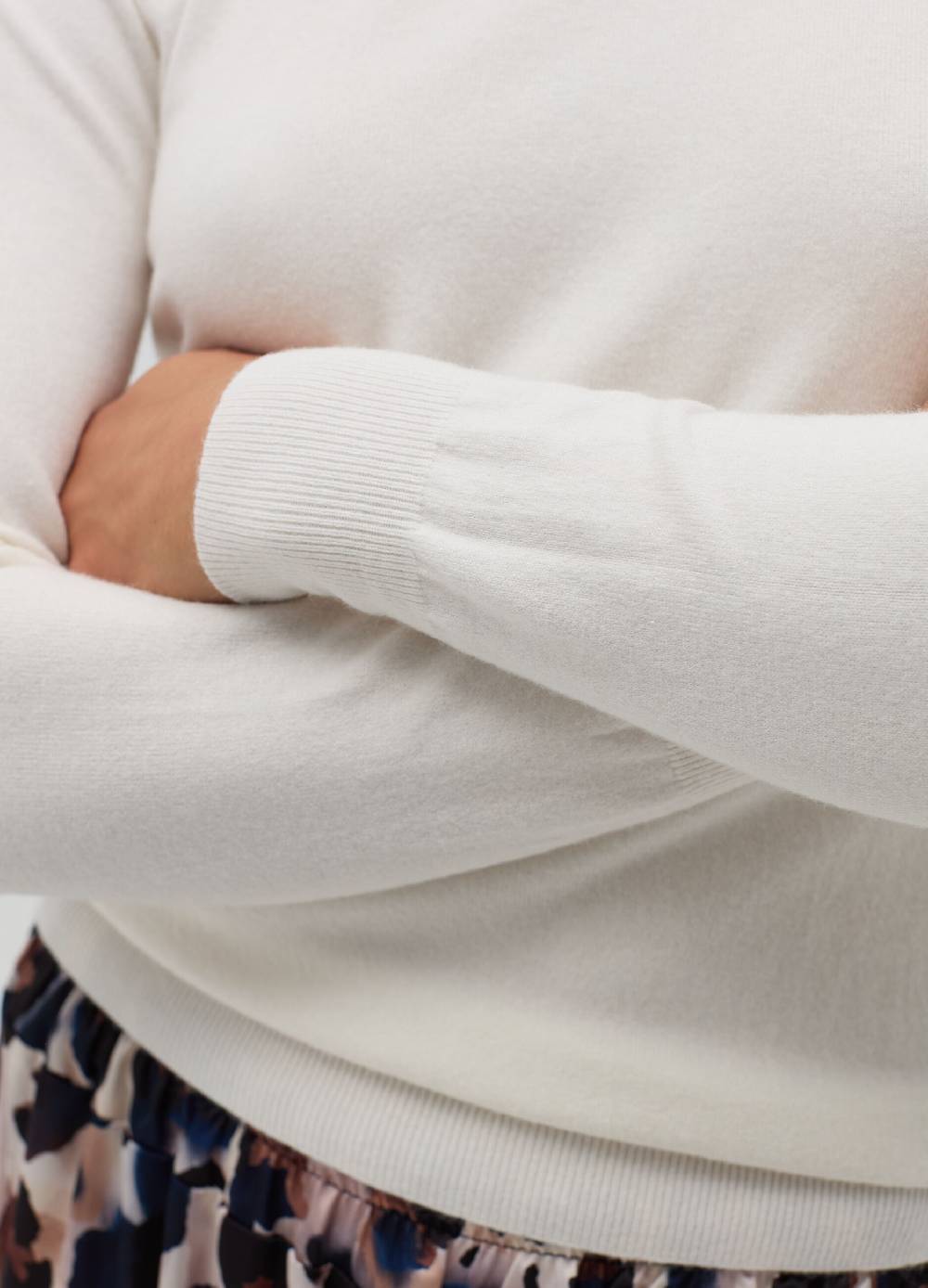 HYBRID Pullover girocollo con piccolo risvolto Convenienza