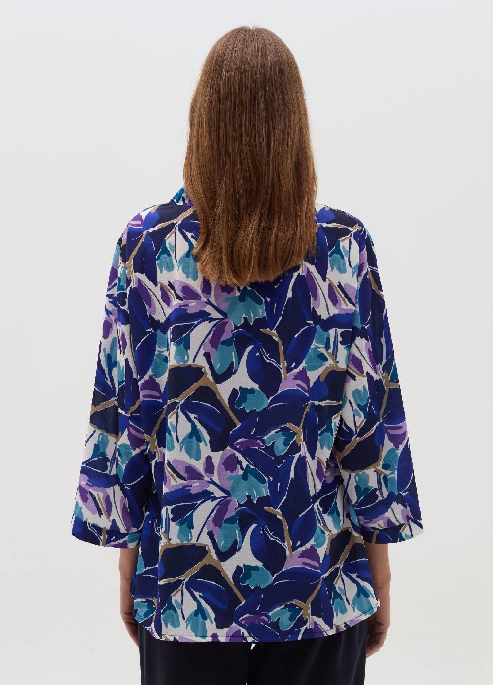 HYBRID Blusa con stampa floreale Economico