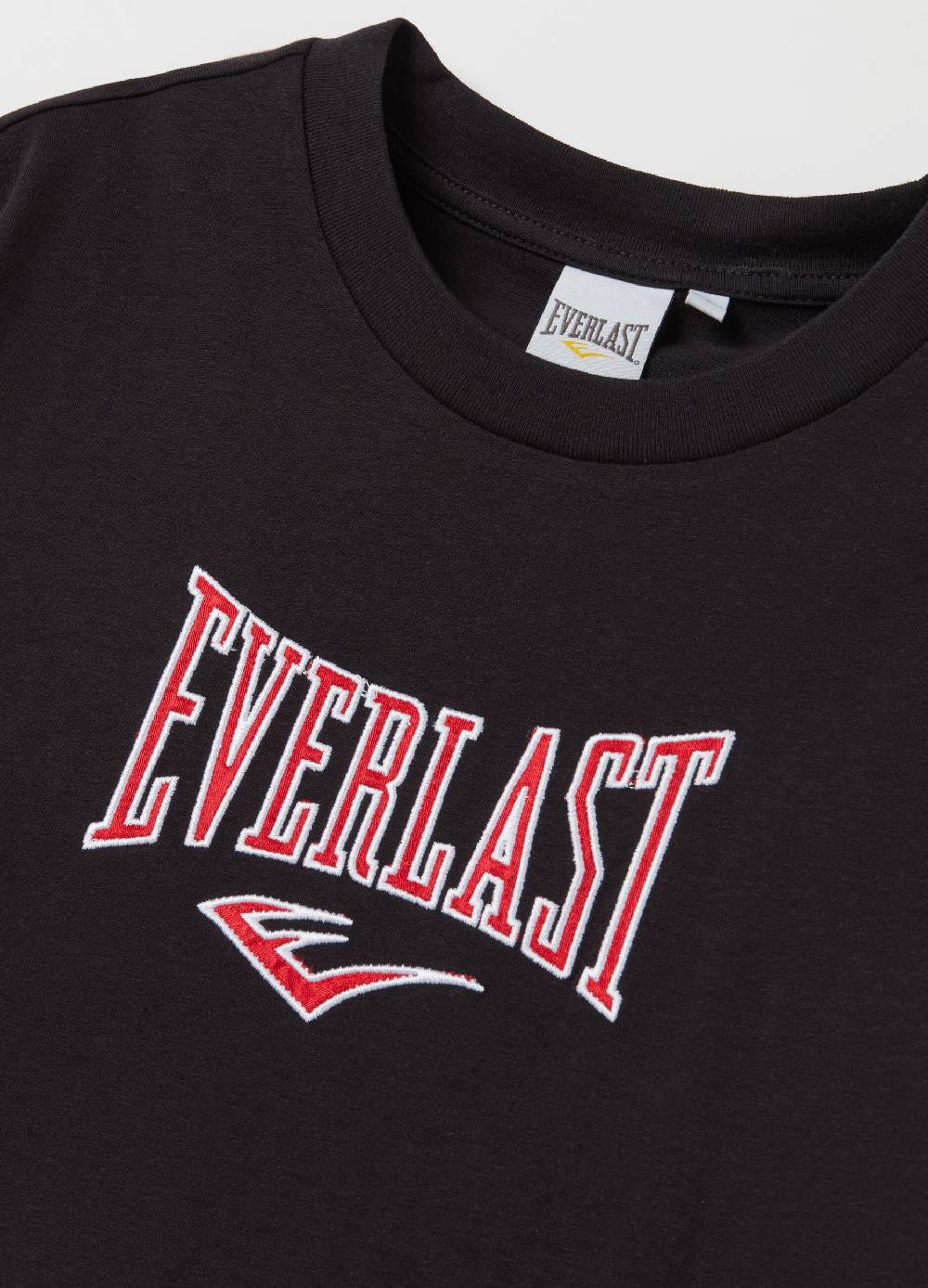EVERLAST T-shirt in cotone con stampa logo In Vendita