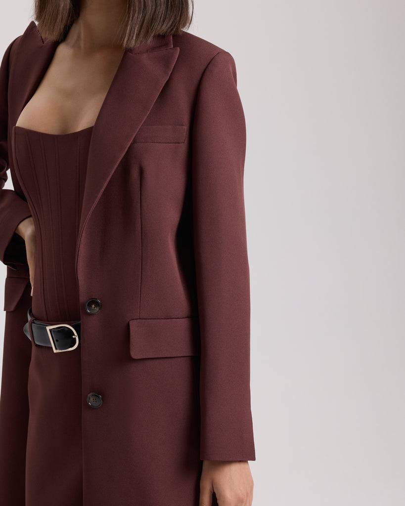 Raquel Diniz EMILY LONG JACKET Nuova