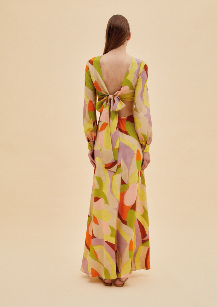 Raquel Diniz FIORALIE LONG DRESS Affare Del Giorno