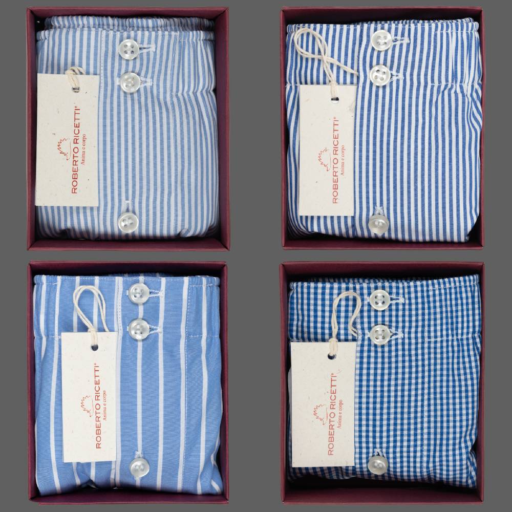 Roberto Ricetti SET "BLUE" - BOXER SUPPORT DB1 - SIZE 52 Promozione Limitata