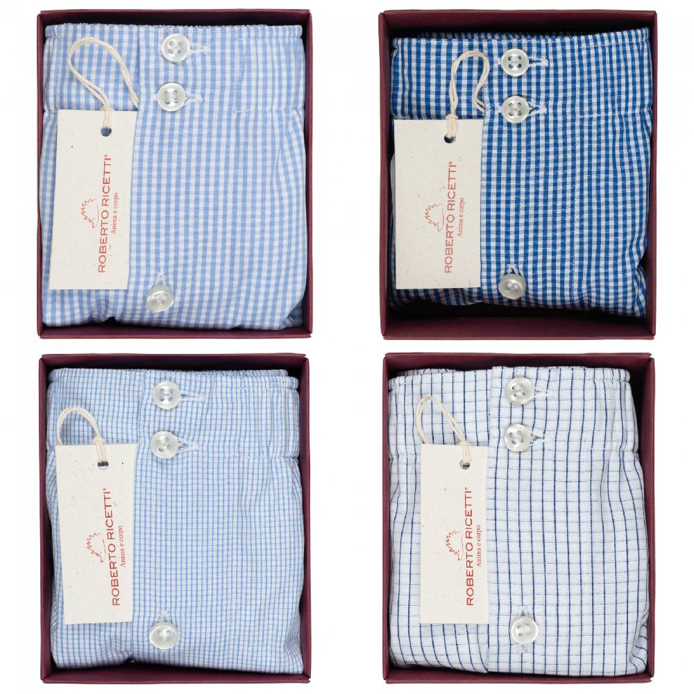 Roberto Ricetti SET "CHECK" - BOXER SUPPORT DB1 - SIZE 52 Online