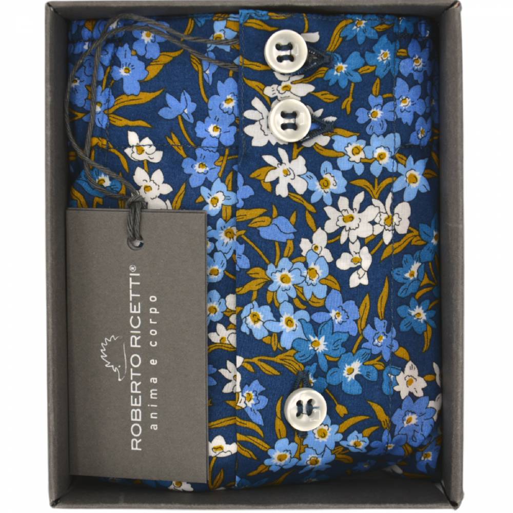 Roberto Ricetti BOXER DB1 SUPPORT - LIBERTY FIORI BIANCHI Pezzi Unici