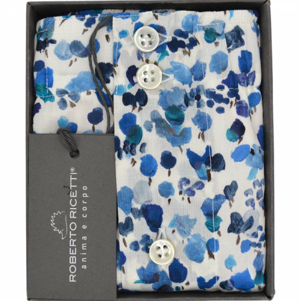 Roberto Ricetti BOXER DB1 SUPPORT - LIBERTY FANTASIA TONI BLU