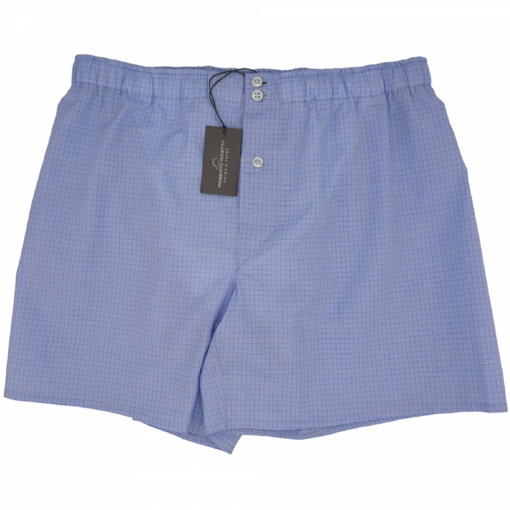 Roberto Ricetti BOXER DB1 SUPPORT - AZZURRO QUADRI