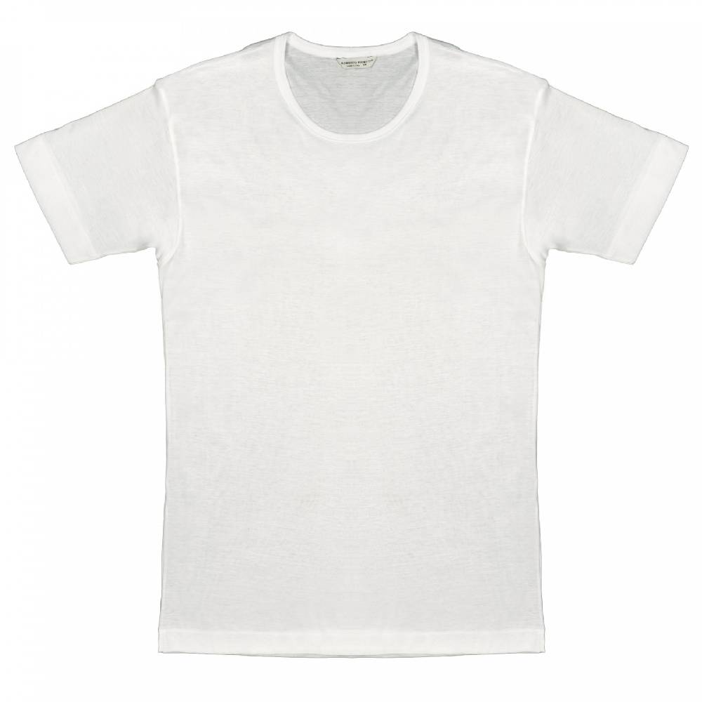 Roberto Ricetti MAGLIA GIROCOLLO - FILO DI SCOZIA Saldi Di Fabbrica