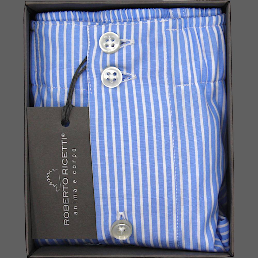 Roberto Ricetti BOXER DB1 SUPPORT - BASIC - CONTINUATIVO - RIGA FONDO AZZURRO Vendite Flash