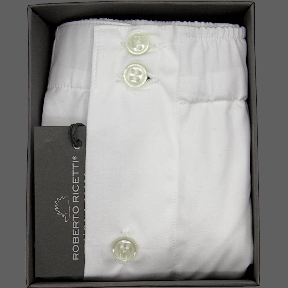 Roberto Ricetti BOXER DB1 SUPPORT - BASIC - CONTINUATIVO - BIANCO In Saldo