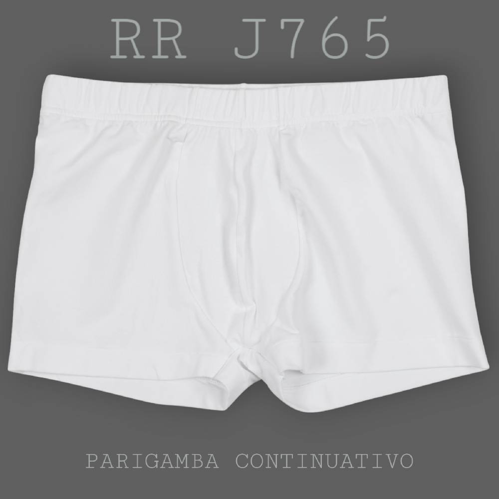 Roberto Ricetti BOXER BIANCO PARIGAMBA - ELASTICIZZATO