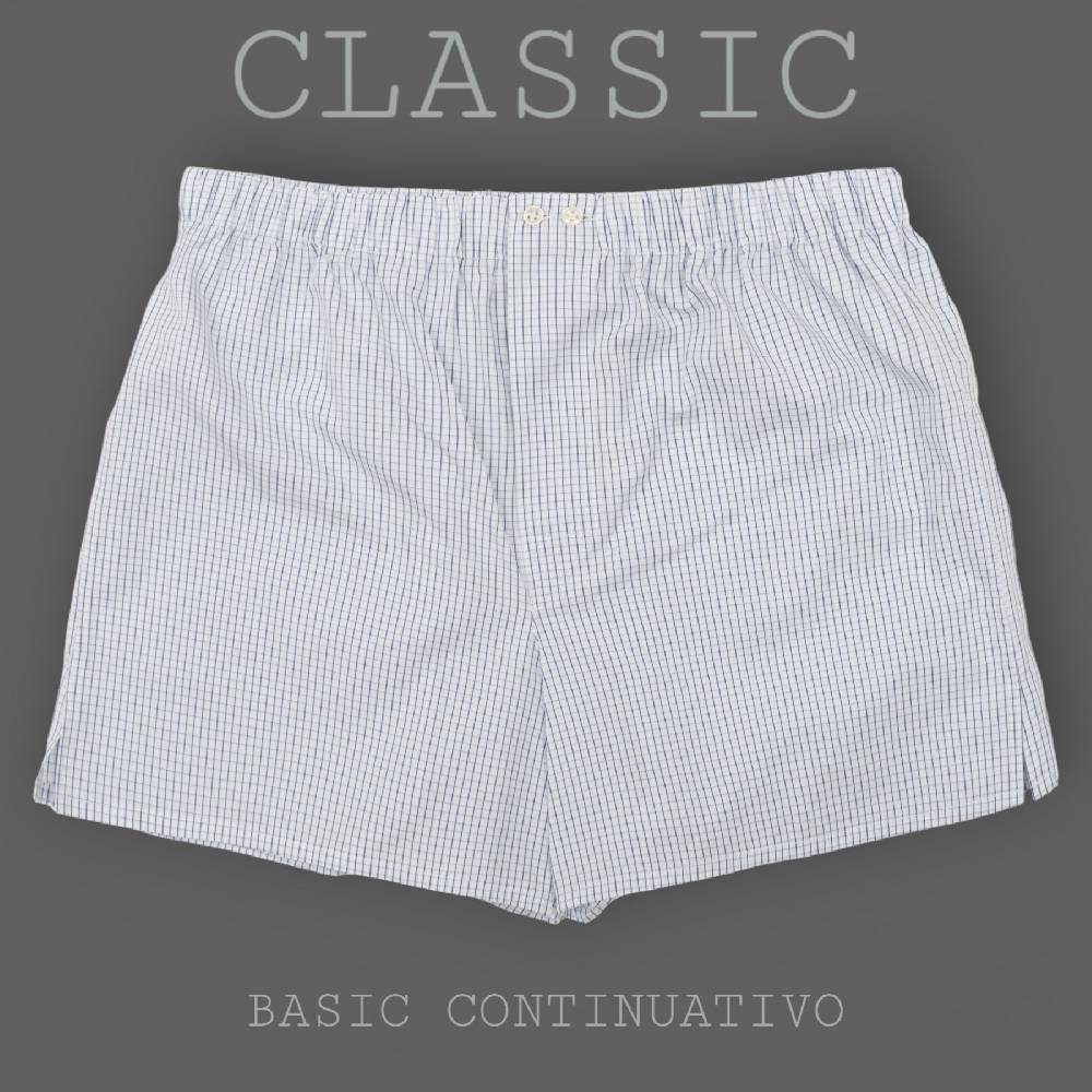 Roberto Ricetti BOXER UOMO CLASSIC - BASIC - CONTINUATIVO - QUADRETTO