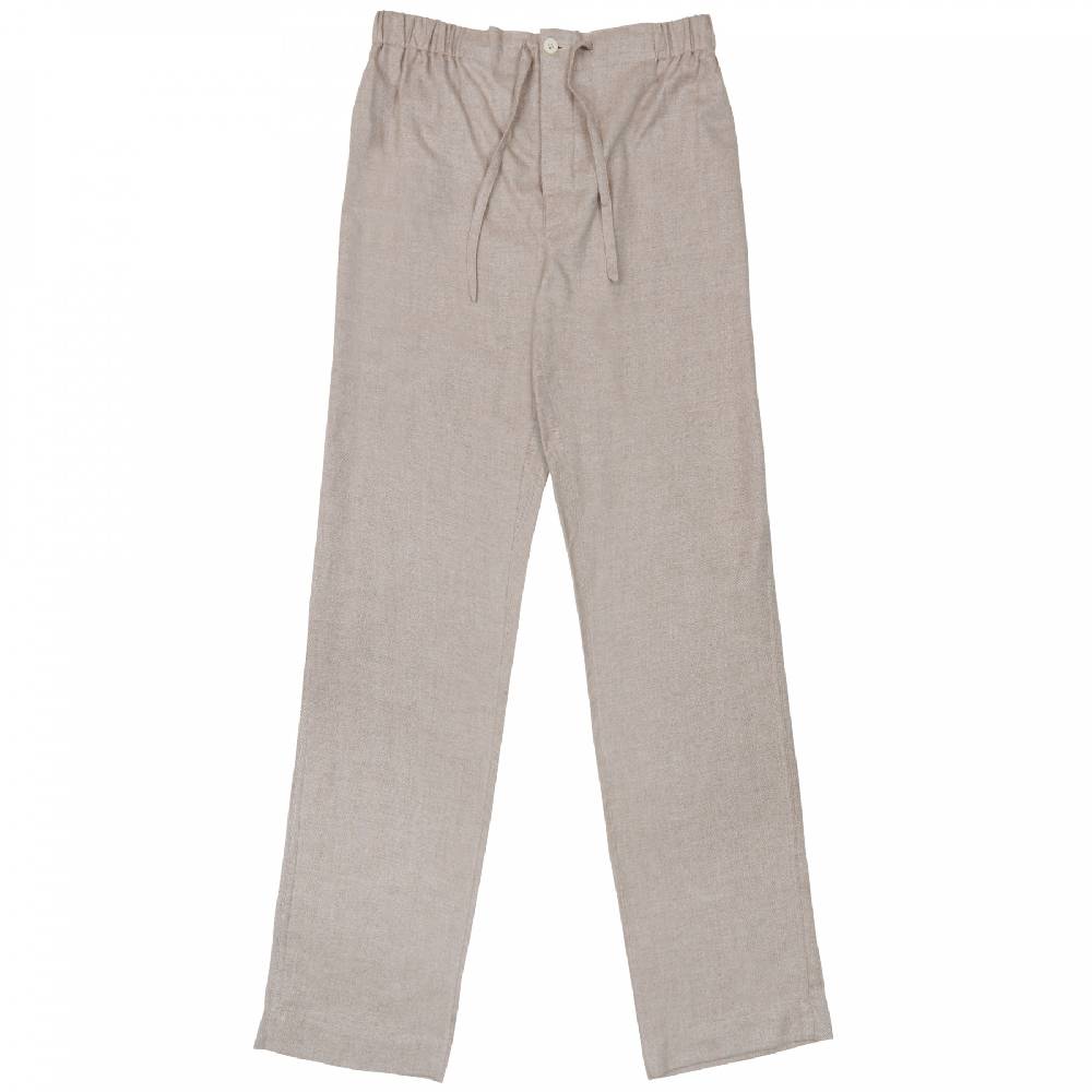 Roberto Ricetti PANTALONE LUNGO - COTONE CALDO BEIGE In Linea