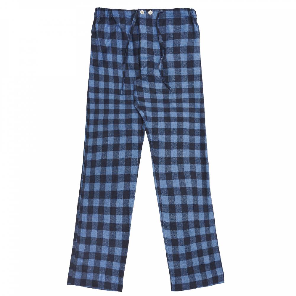 Roberto Ricetti PIGIAMA VENEZIA - CALDO COTONE QUADRI BLU Outlet