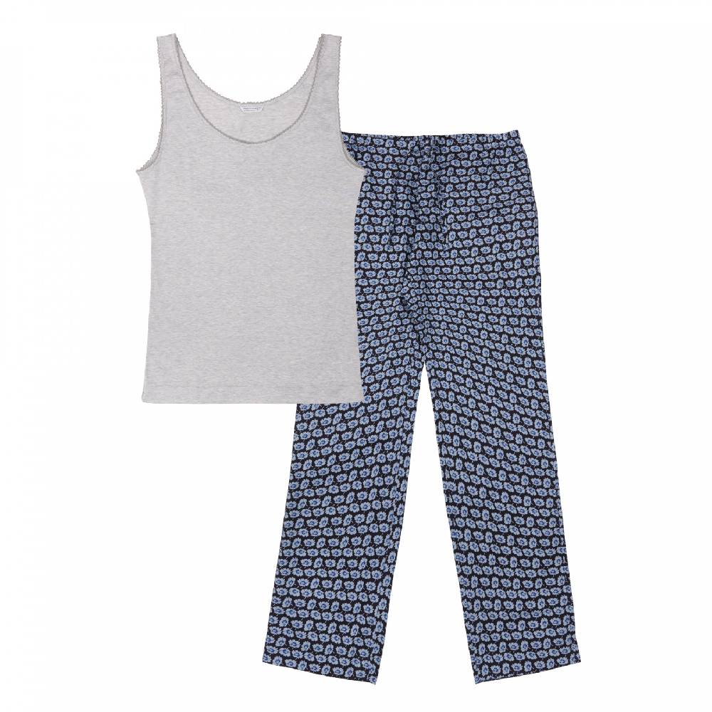 Roberto Ricetti PANTALONE DONNA - BOUQUET BLU In Vendita