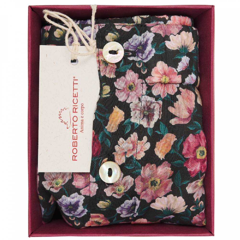 Roberto Ricetti BOXER COULOTTE DONNA - FIORE BASE NERA 2025