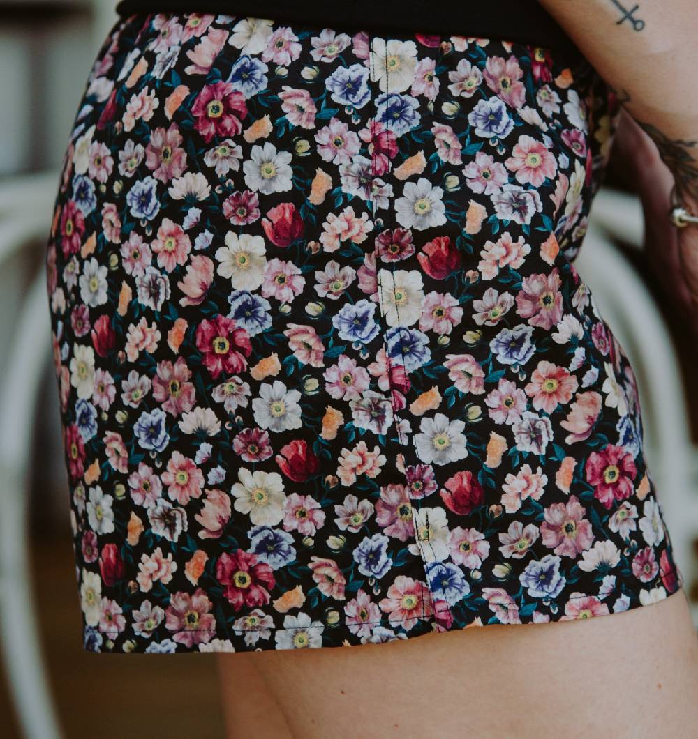 Roberto Ricetti BOXER COULOTTE DONNA - FIORE BASE NERA 2025