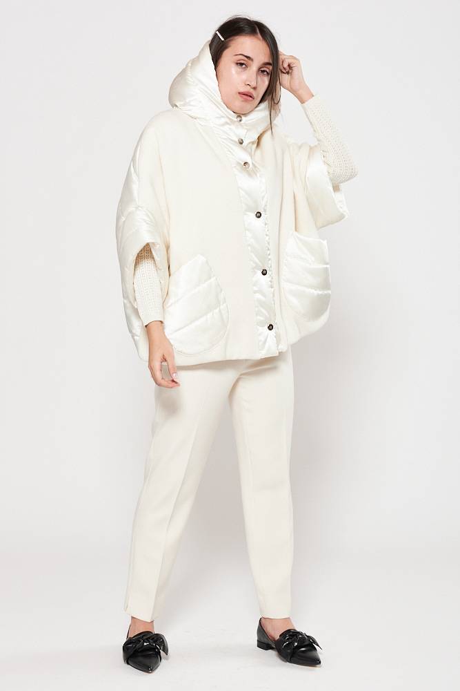 Rrocco Ragni Piumino oversize in tessuto combinato Fino Al -60%