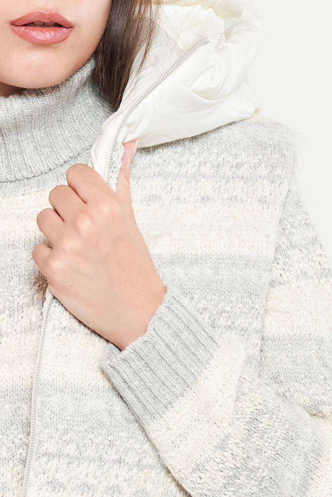 Rrocco Ragni Gilet jacquard imbottito Presa
