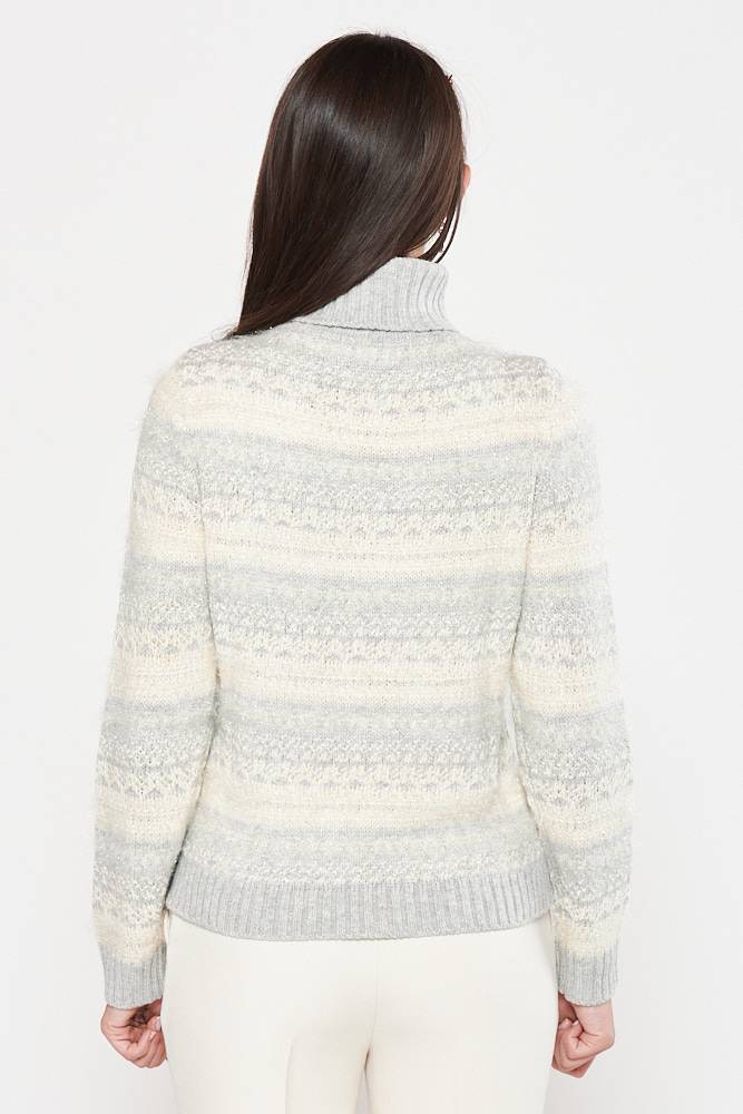 Rrocco Ragni Maglia jacquard a collo alto Sconto