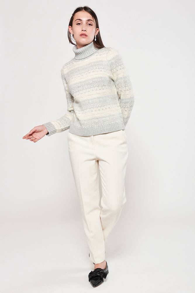 Rrocco Ragni Maglia jacquard a collo alto Sconto