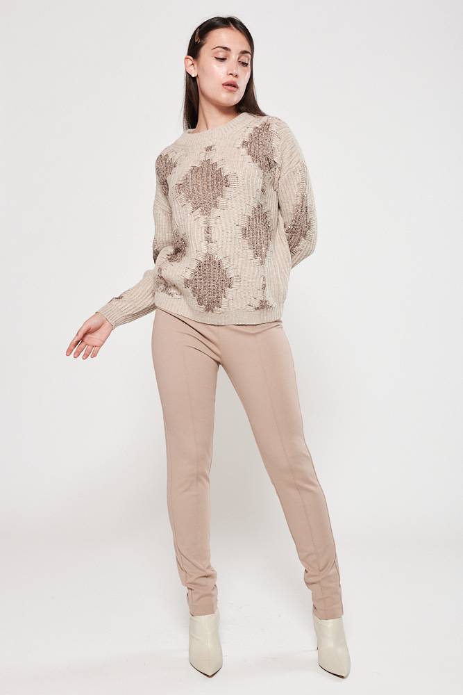 Rrocco Ragni Maglia con paillettes ad intarsio Offerta