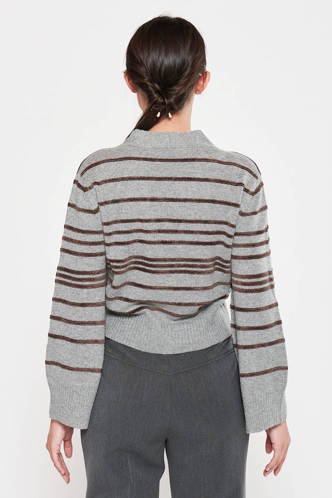 Rrocco Ragni Cardigan a righe Economico