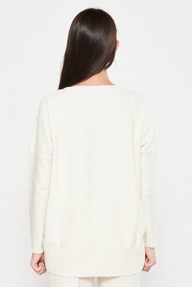 Rrocco Ragni Maglia a girocollo con cristalli Vendite Flash