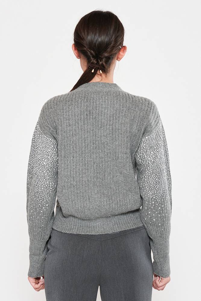 Rrocco Ragni Cardigan con cristalli In Saldo