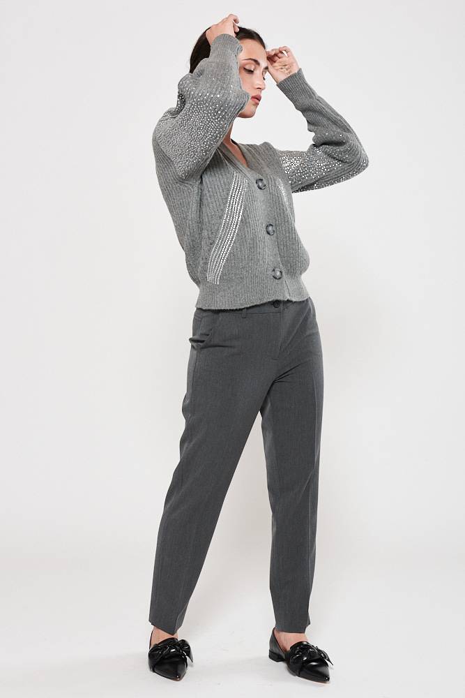 Rrocco Ragni Cardigan con cristalli In Saldo