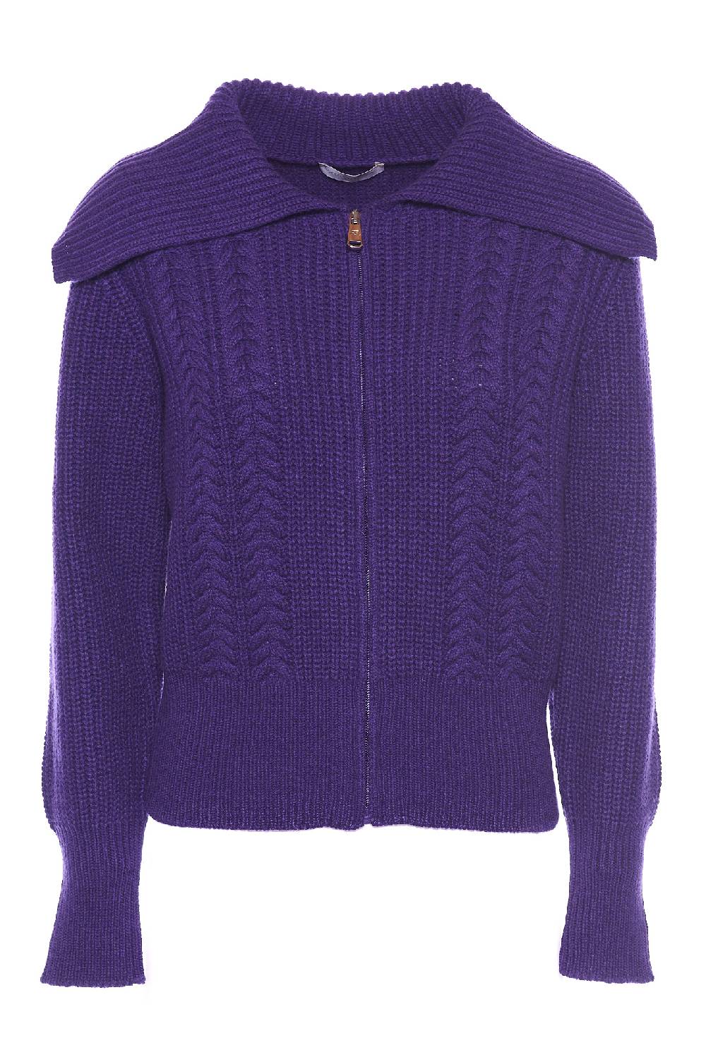Rrocco Ragni Cardigan con maxi risvolto In Linea