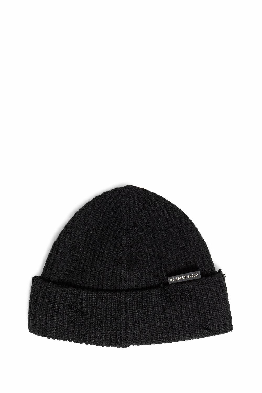 Antonioli 44 LABEL GROUP MAN BLACK HATS Saldi