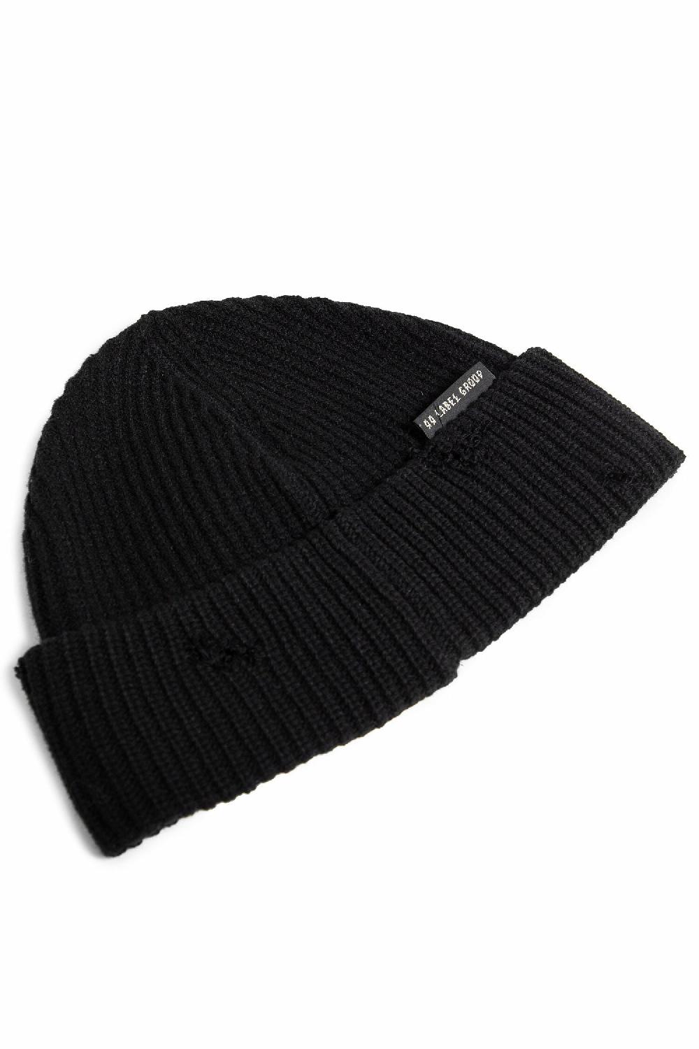 Antonioli 44 LABEL GROUP MAN BLACK HATS Saldi