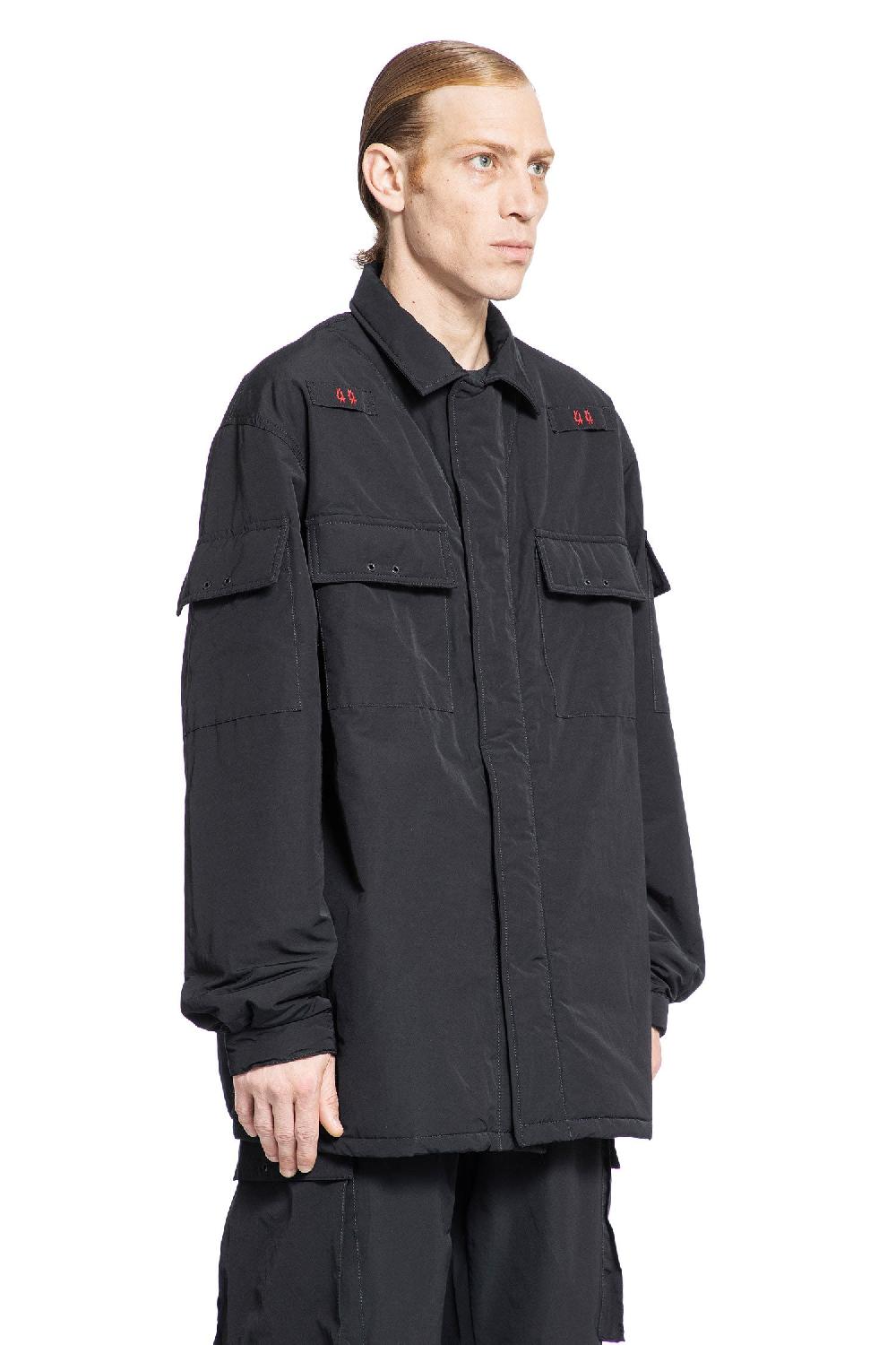Antonioli 44 LABEL GROUP MAN BLACK JACKETS Vendita Economica
