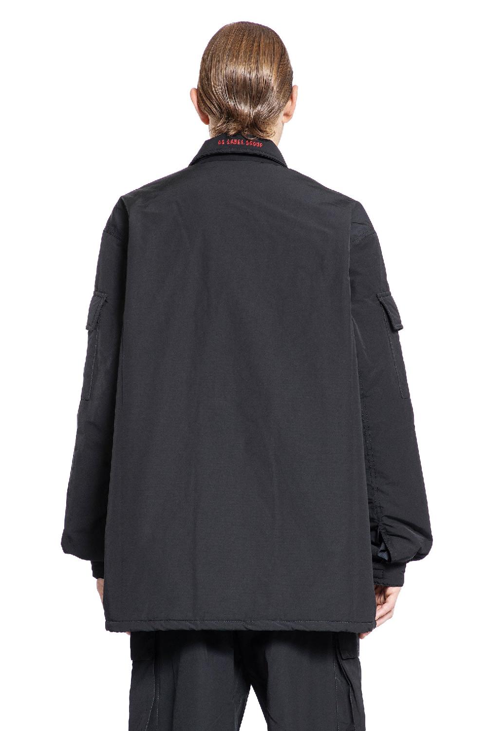 Antonioli 44 LABEL GROUP MAN BLACK JACKETS Vendita Economica