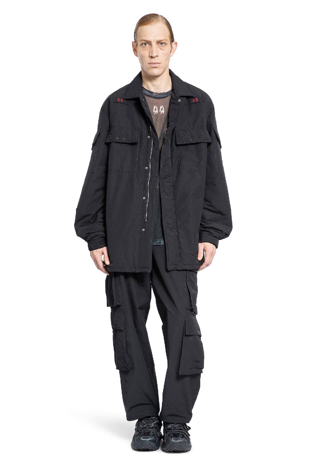 Antonioli 44 LABEL GROUP MAN BLACK JACKETS Vendita Economica