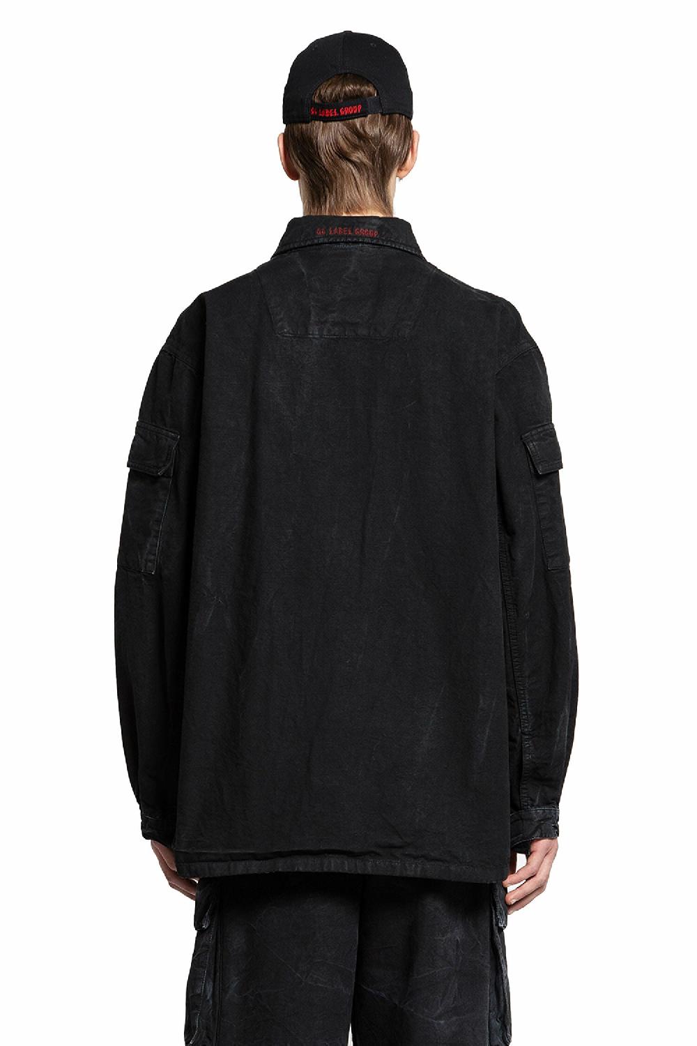 Antonioli 44 LABEL GROUP MAN BLACK JACKETS Saldi Di Fabbrica