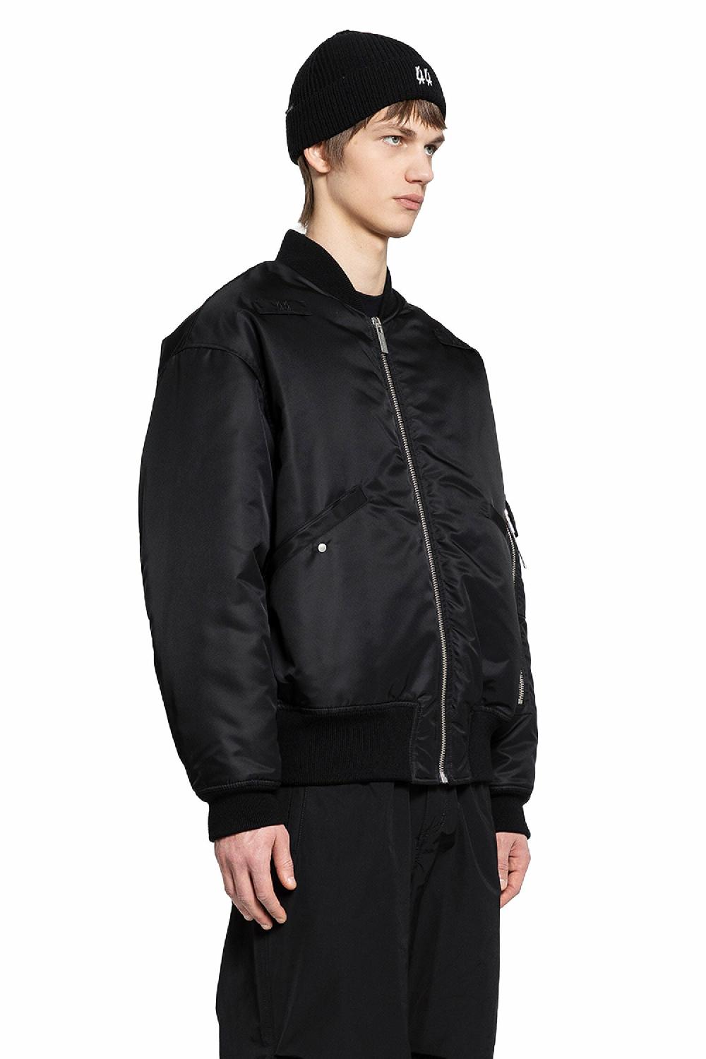 Antonioli 44 LABEL GROUP MAN BLACK JACKETS Vendite Flash
