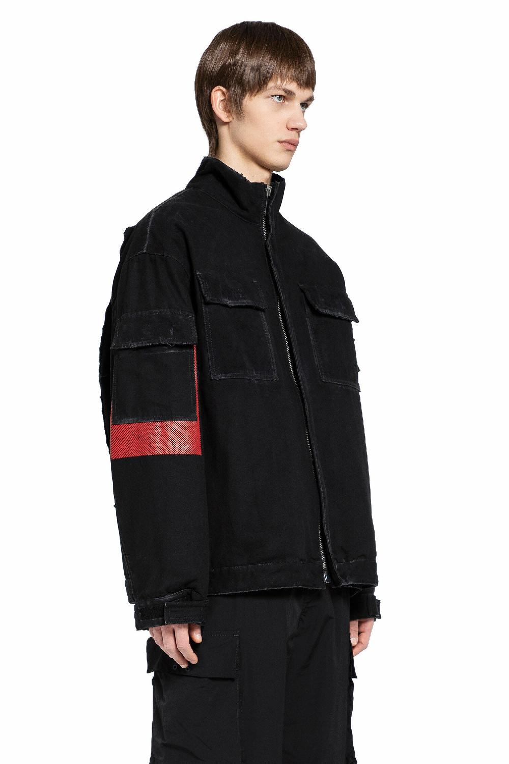 Antonioli 44 LABEL GROUP MAN BLACK JACKETS Negozio