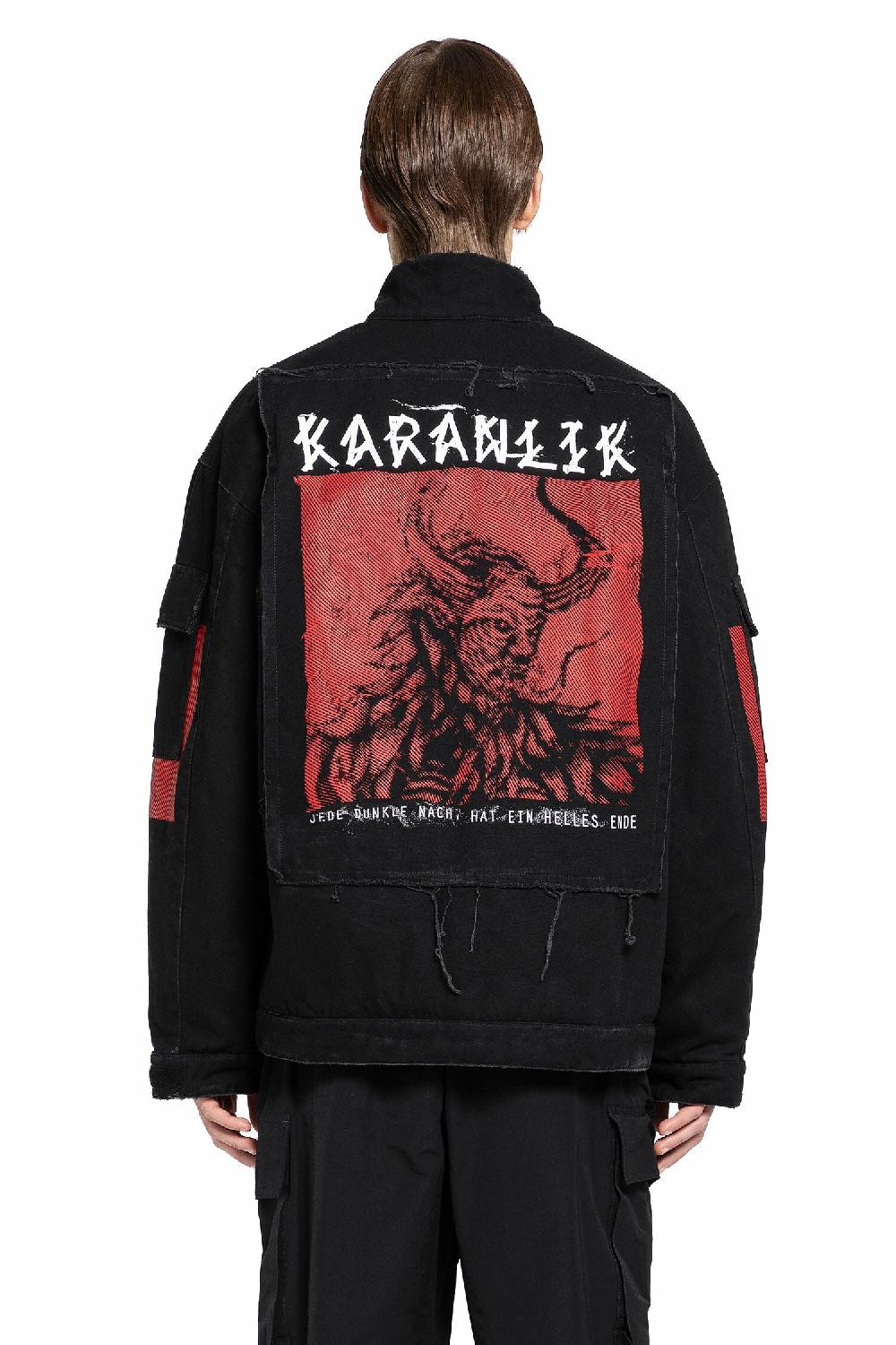 Antonioli 44 LABEL GROUP MAN BLACK JACKETS Negozio